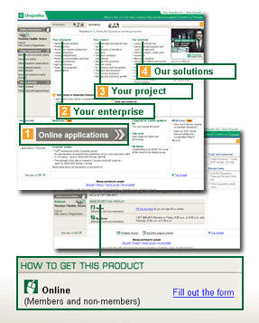 How to access the online forms and applications