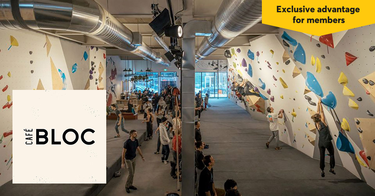 Café Bloc 50 off the day pass during your first visit Desjardins
