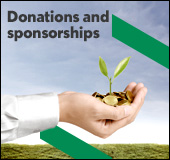 Donations and sponsorships