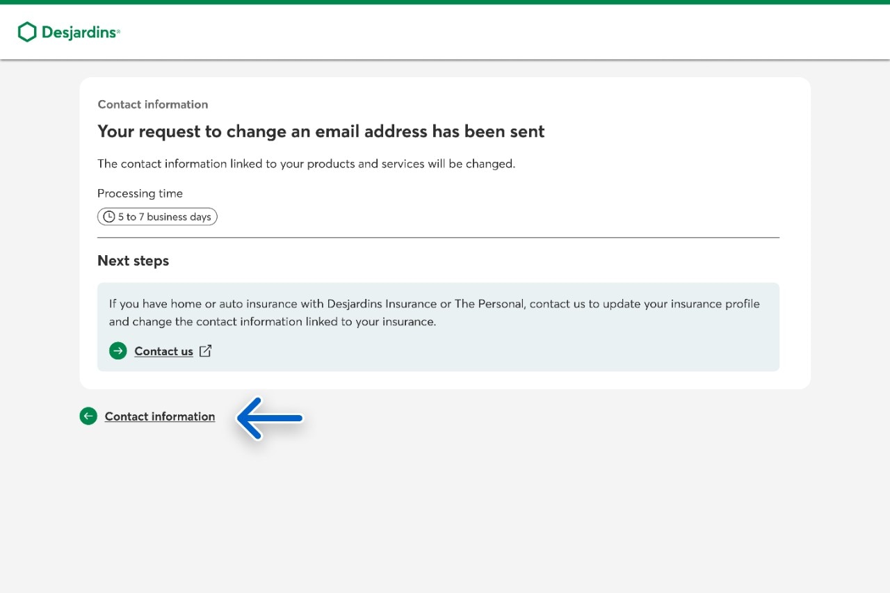 How to Change Your Address, Email and Phone Number - Desjardins