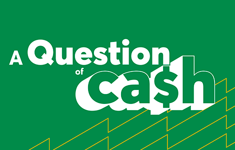 Desjardins presents Question de cash, a series in French hosted by Nicolas Ouellet.