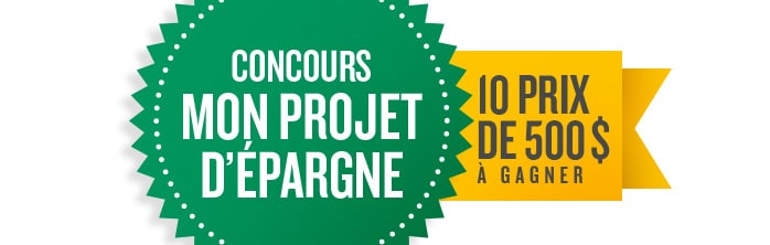 Concours &laquo;&nbsp;Mon projet d'�pargne&nbsp;&raquo;