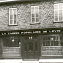 Le siège social de la Caisse populaire de Lévis dans les années 1940