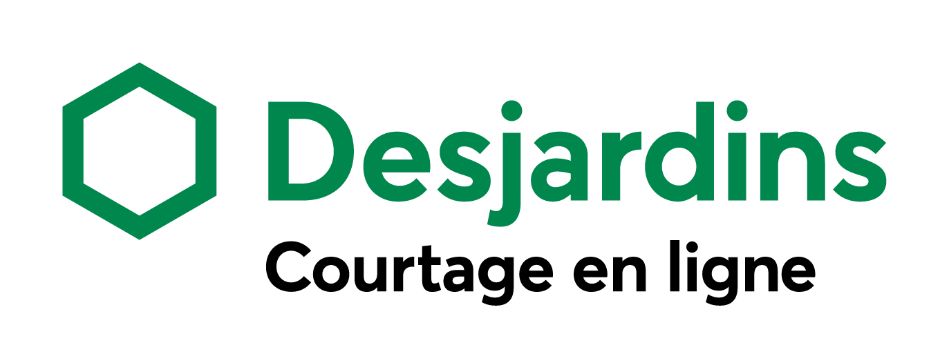 Desjardins Online Brokerage logo – colour – French