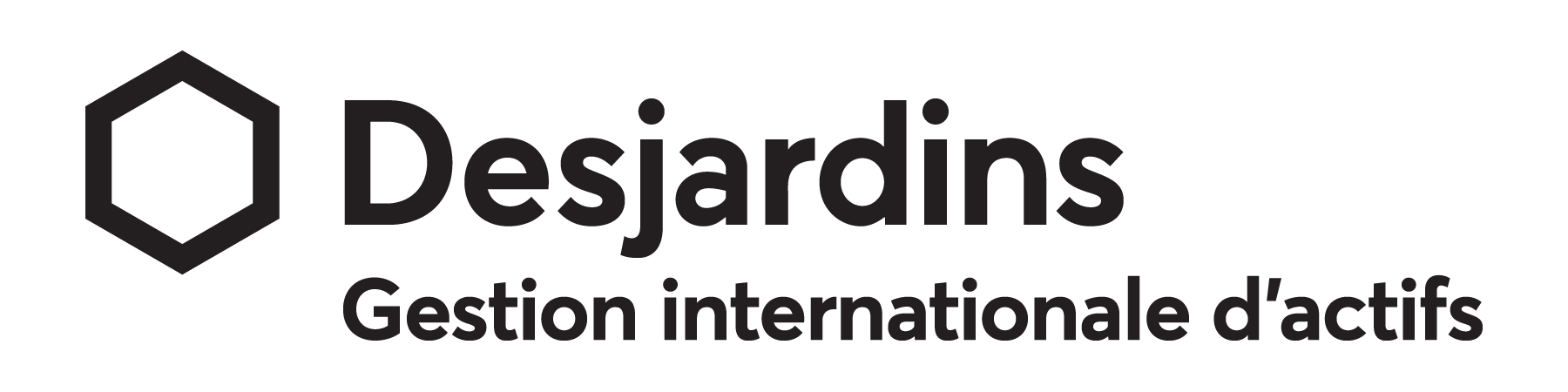 Logo Desjardins Gestion international d'actifs – black and white – 
French