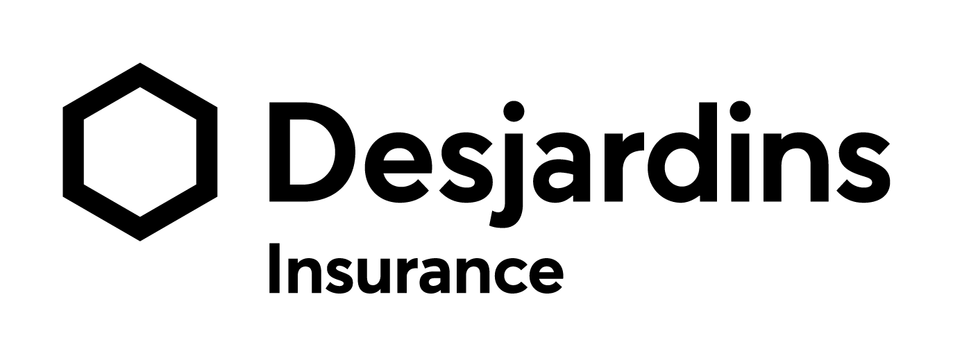 Insurance logo – black and white – English