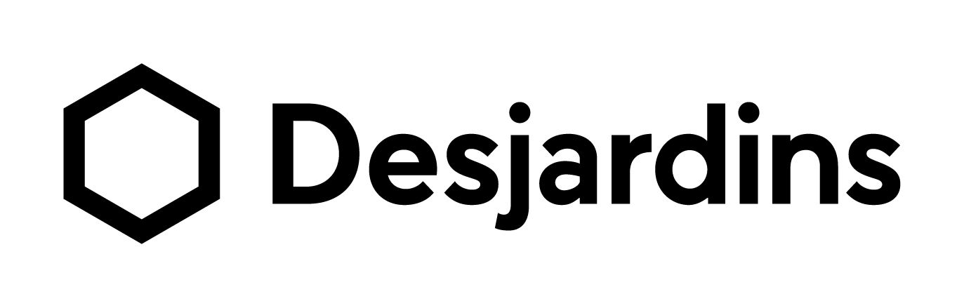 Logo Desjardins – black and white