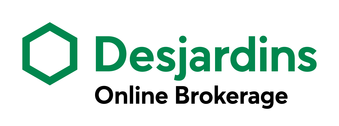 Desjardins Online Brokerage logo – colour – English