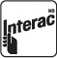 Interac logo - Black and white - French
