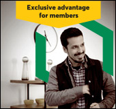 Exclusive advantage for members