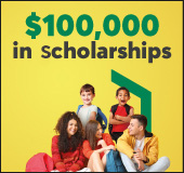 $100,000 in scholarships
