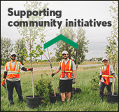 Supporting community initiatives