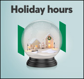 Holidays and amended hours