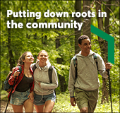 Putting down roots in the community