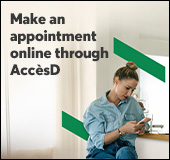 Make an appointment online